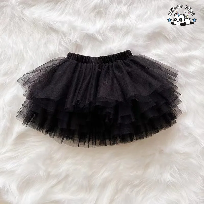 LEZONKIDS - Colors Customization Girls Tutu Ruffle Girls Dress with Petti Skirt for 2 to 12T